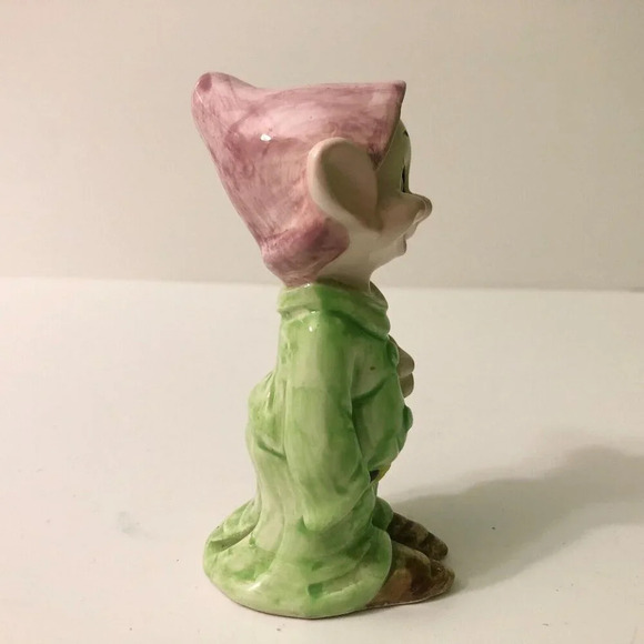 Vintage Disney Dopey Figurine Snow White Dwarf 4.5 Inch Tall Figure - Picture 6 of 16